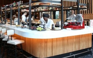 image of inside spanish restaurant in NYC - Boqueria.