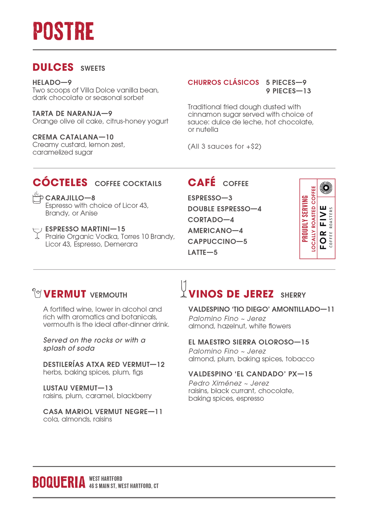 Boqueria West Hartford Menu - rsvetj5