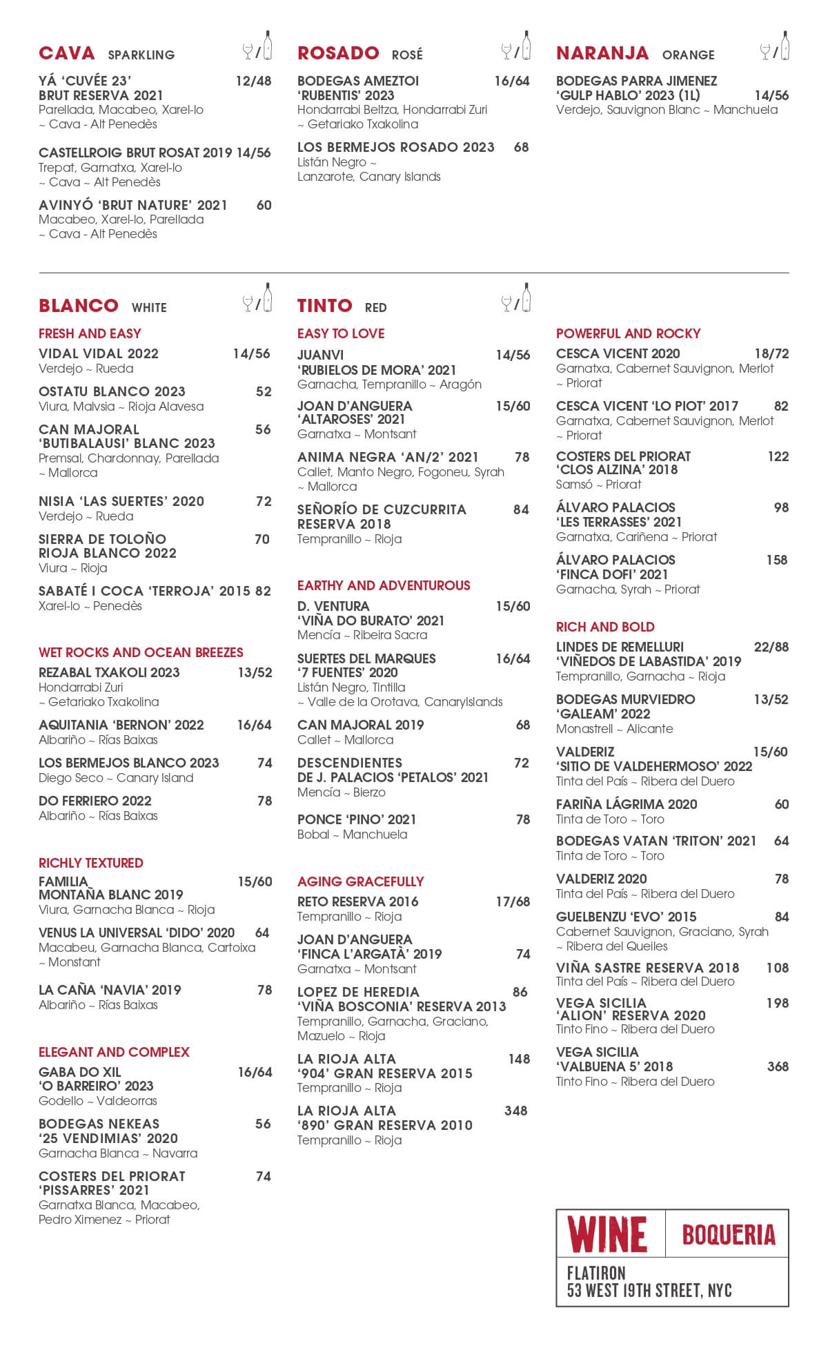 BOQUERIA_Menu_WineAndDrinks_8x13_NYC_Flatiron